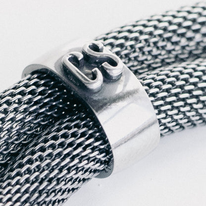 CS STATEMENT CHOKER - VINTAGE SILVER