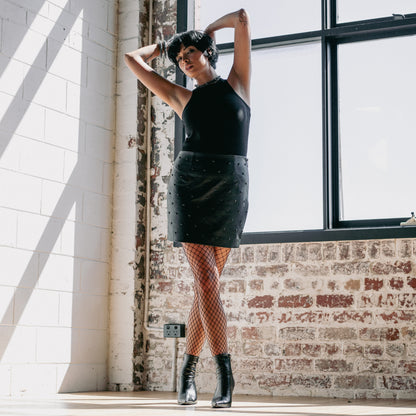 IDOL MINI SKIRT - BLACK